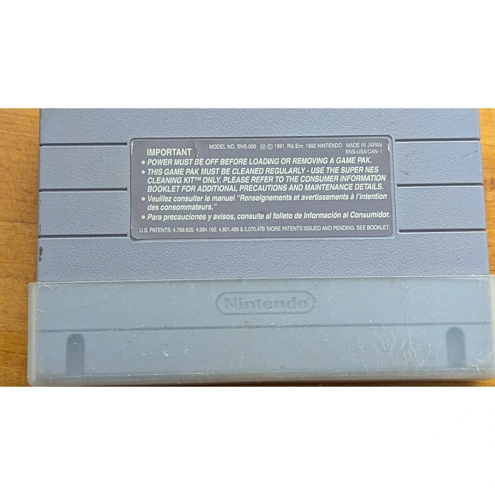 Mortal Kombat Nintendo Super NES SNES‎ 1993 Game Cartridge SNS-KX-USA Acclaim